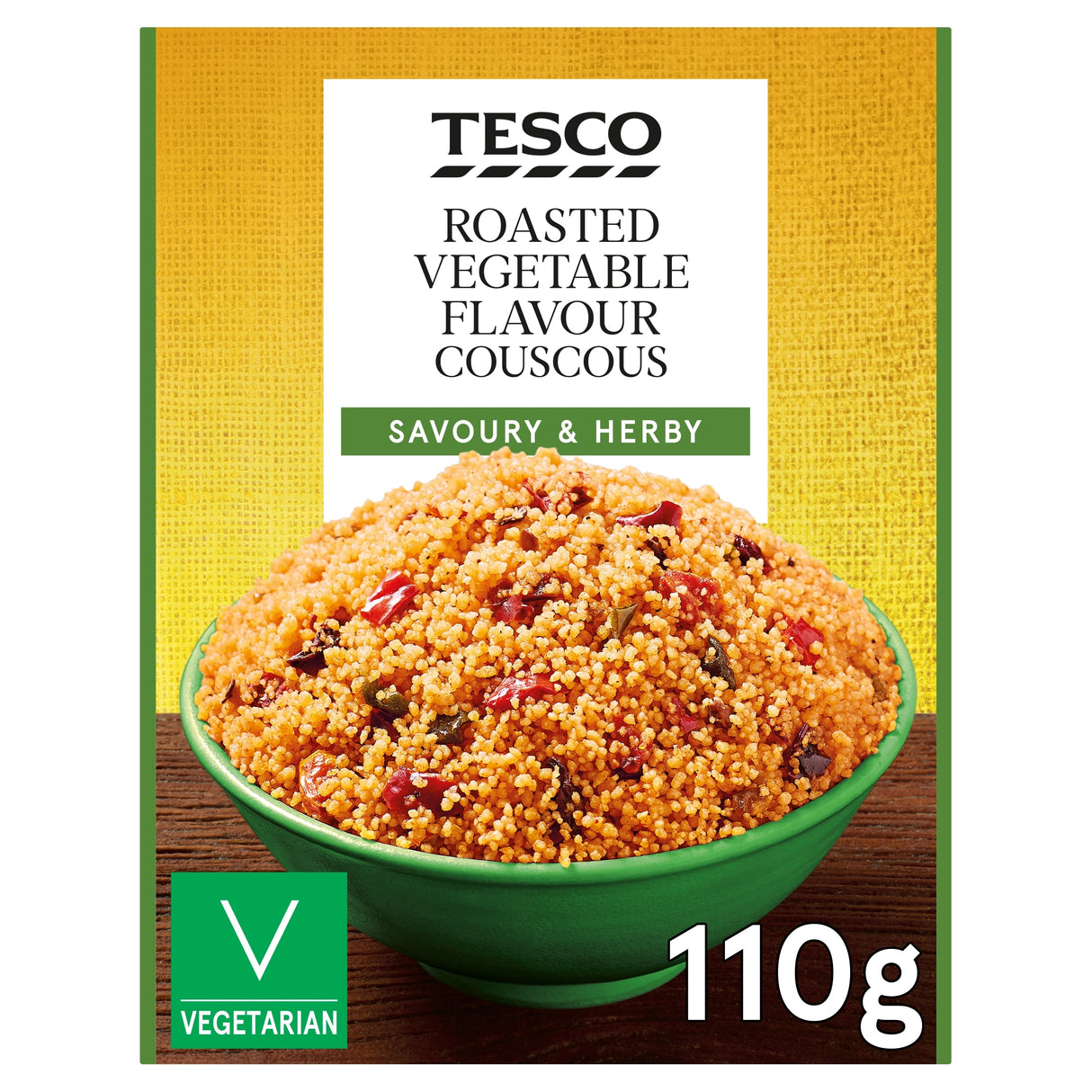 Tesco Roasted Vegetable Flavour Couscous 110 g