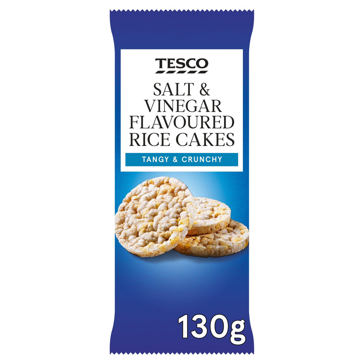 Tesco Salt & Vinegar Rice Cakes 130 g