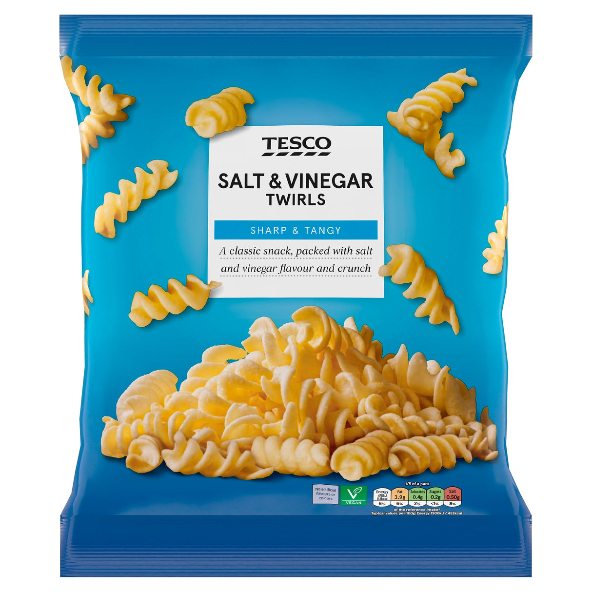 Tesco Salt & Vinegar Twirls 125 g