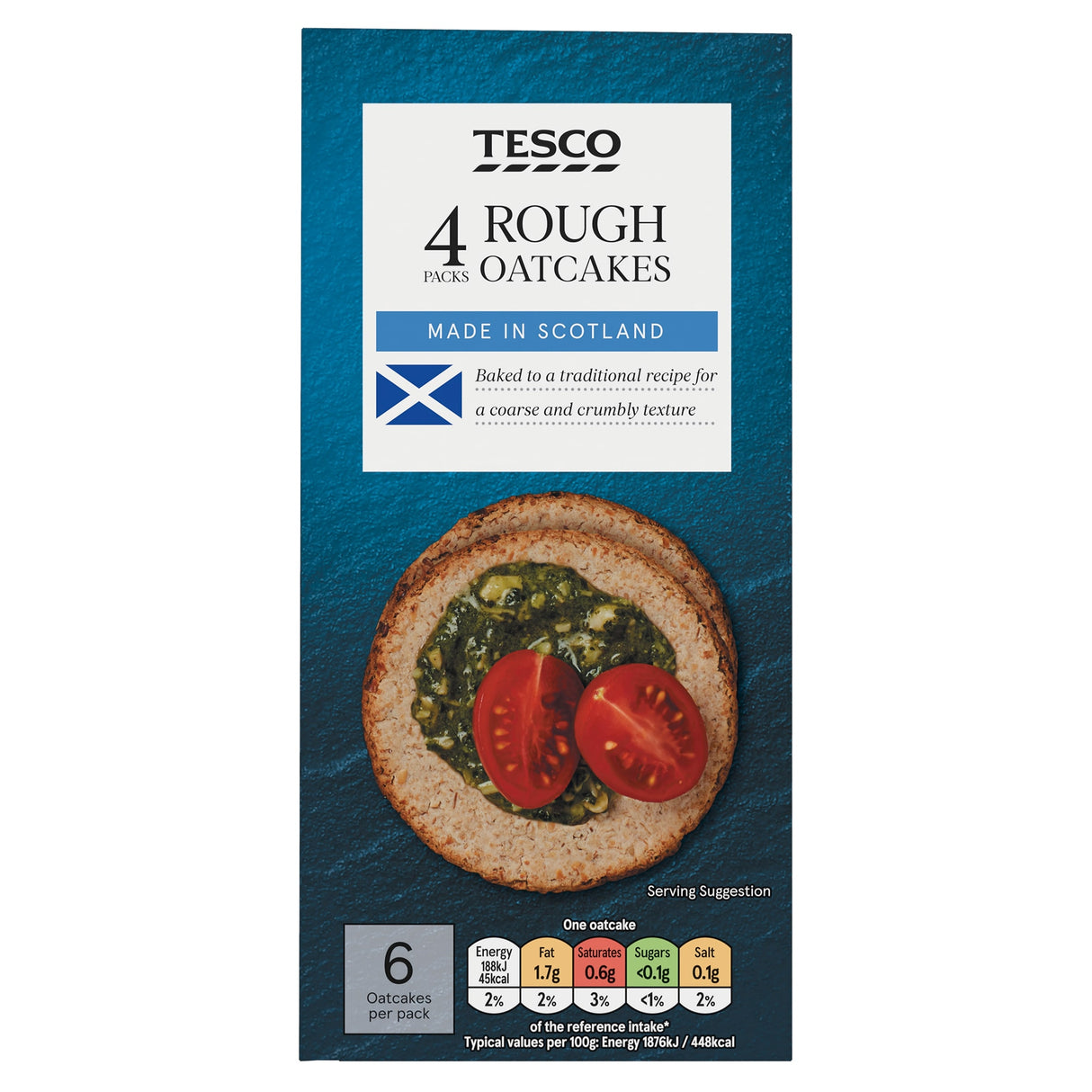 Tesco Scottish Rough Oatcakes 250 g
