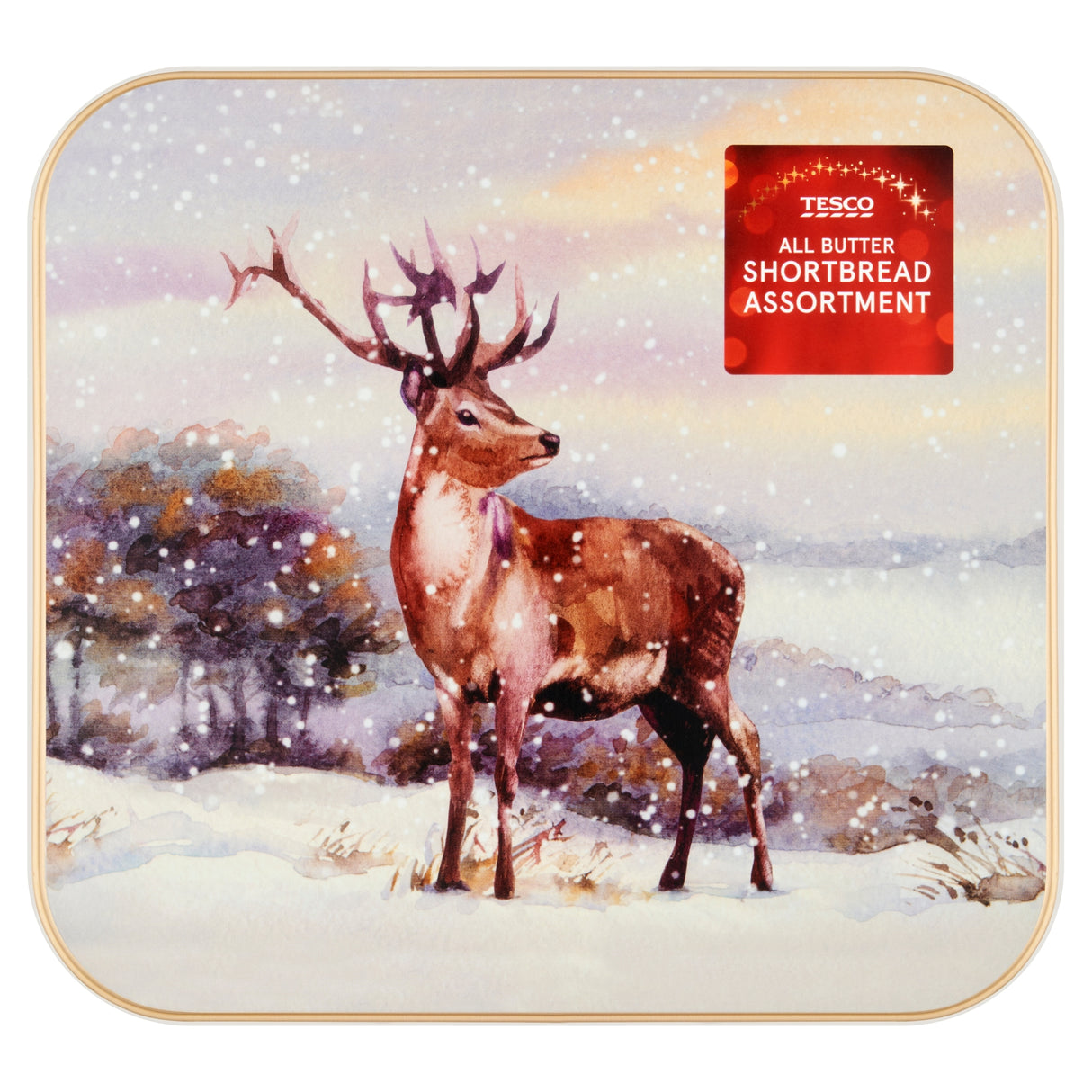 Tesco Shortbread Assortment Tin 500 g