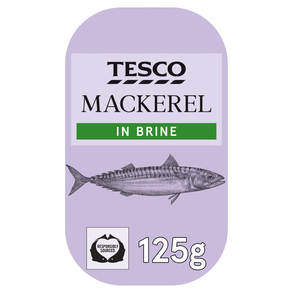 Tesco Skinless Boneless Scottish Mackerel In Brine 125 g