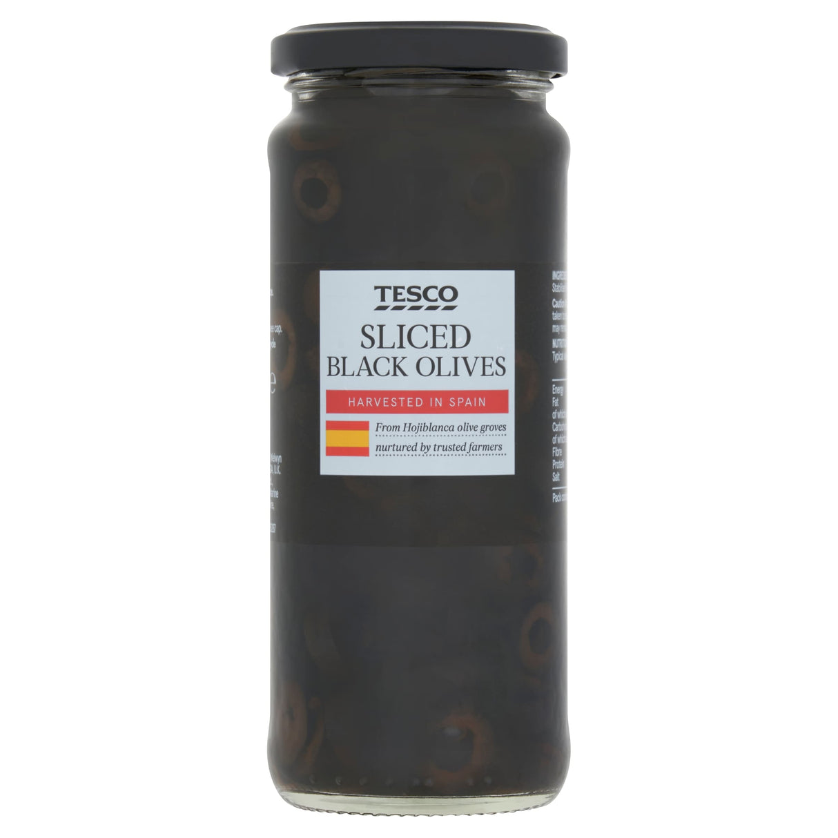 Tesco Sliced Black Olives In Brine 340 g