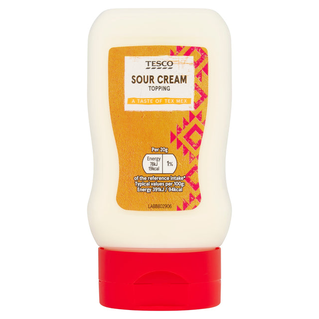 Tesco Sour Cream Topping 280 g