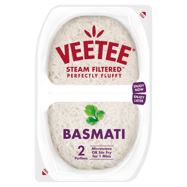 Veetee Heat & Eat Basmati Rice Pot 2 x 125 g