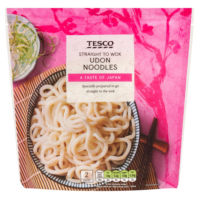 Tesco Straight To Wok Udon Noodles 300 g