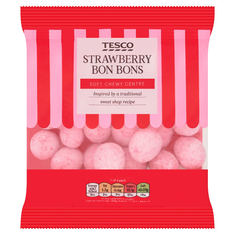 Tesco Strawberry Bon Bons 175 g