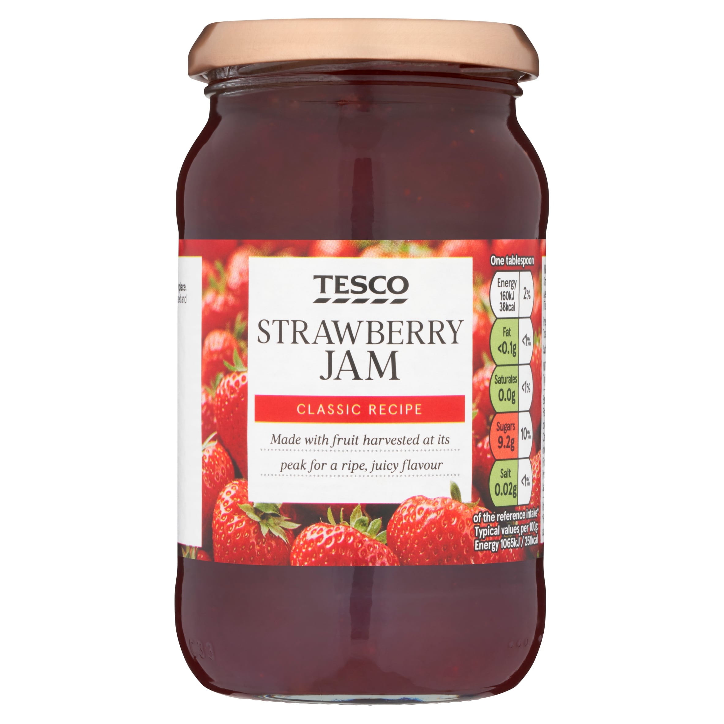Tesco Strawberry Jam 454 g