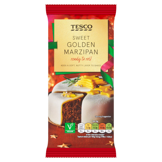 Tesco Sweet Golden Marzipan Ready To Roll 500 g
