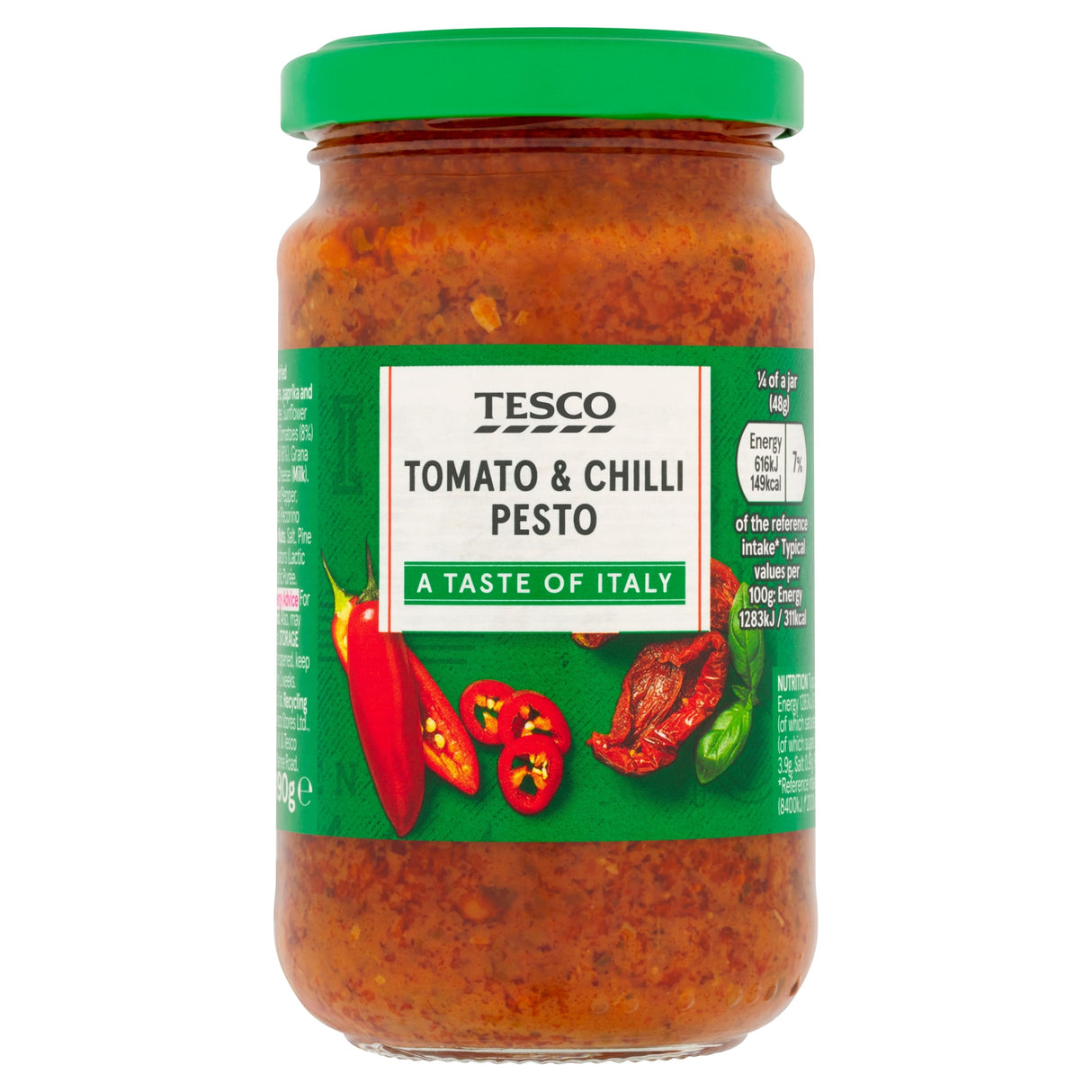Tesco Tomato & Chilli Pesto 190 g