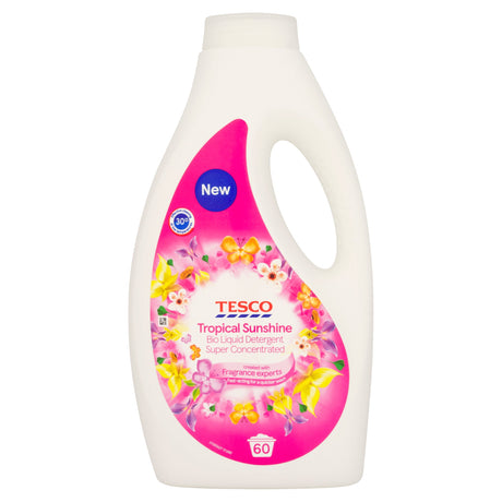Tesco Tropical Sunshine Bio Liquid Detergent Super Concentrated 60 Washes 1.5 L