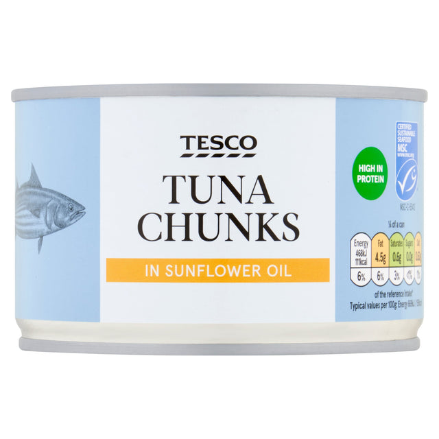 Tesco Tuna Chunks In Sunflower Oil 400 g