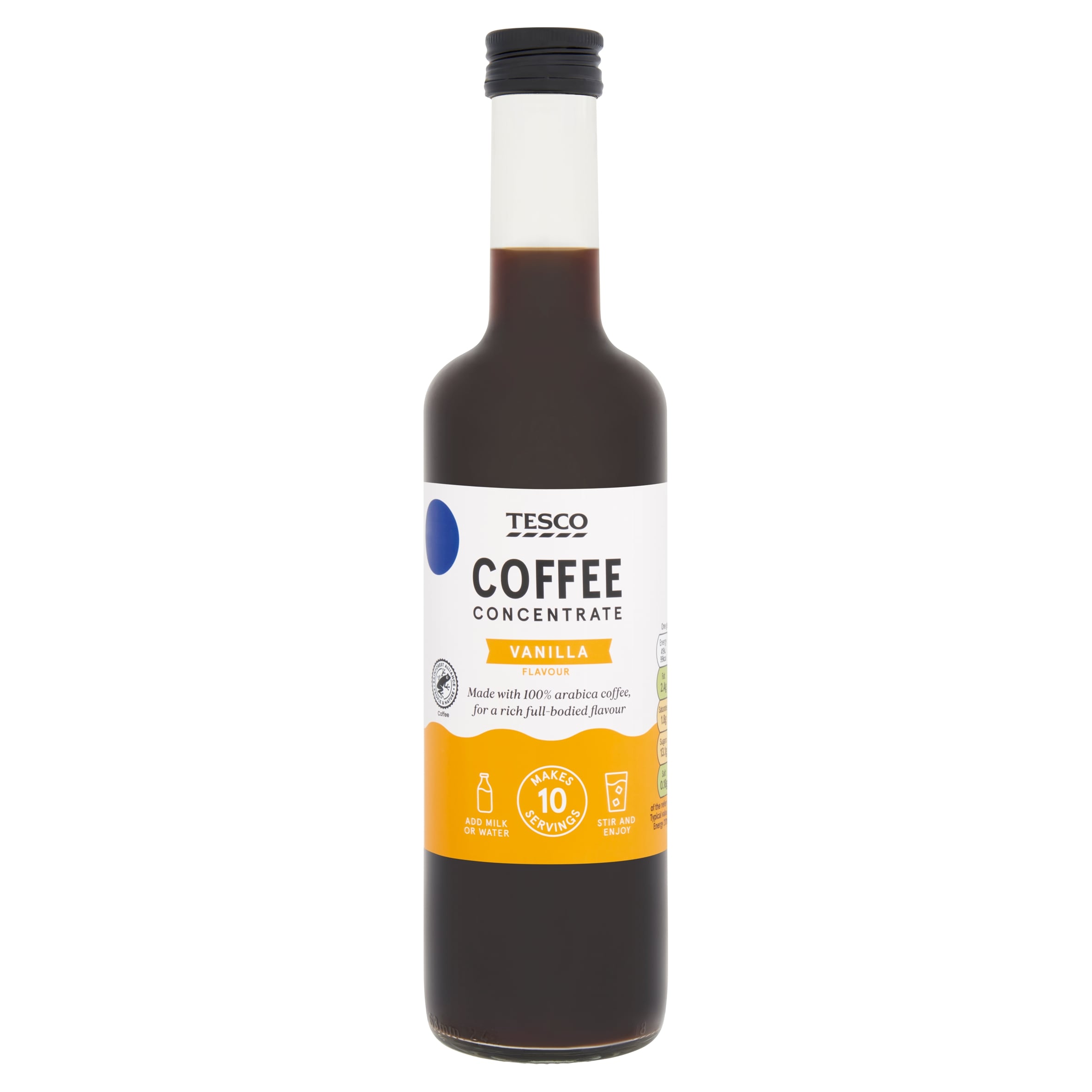 Tesco Vanilla Flavour Coffee Concentrate 500 ml