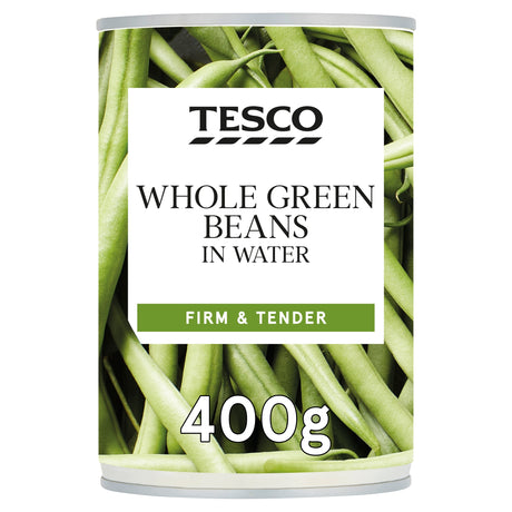Tesco Whole Green Beans In Water 400 g