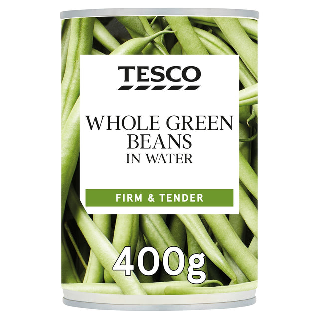 Tesco Whole Green Beans In Water 400 g