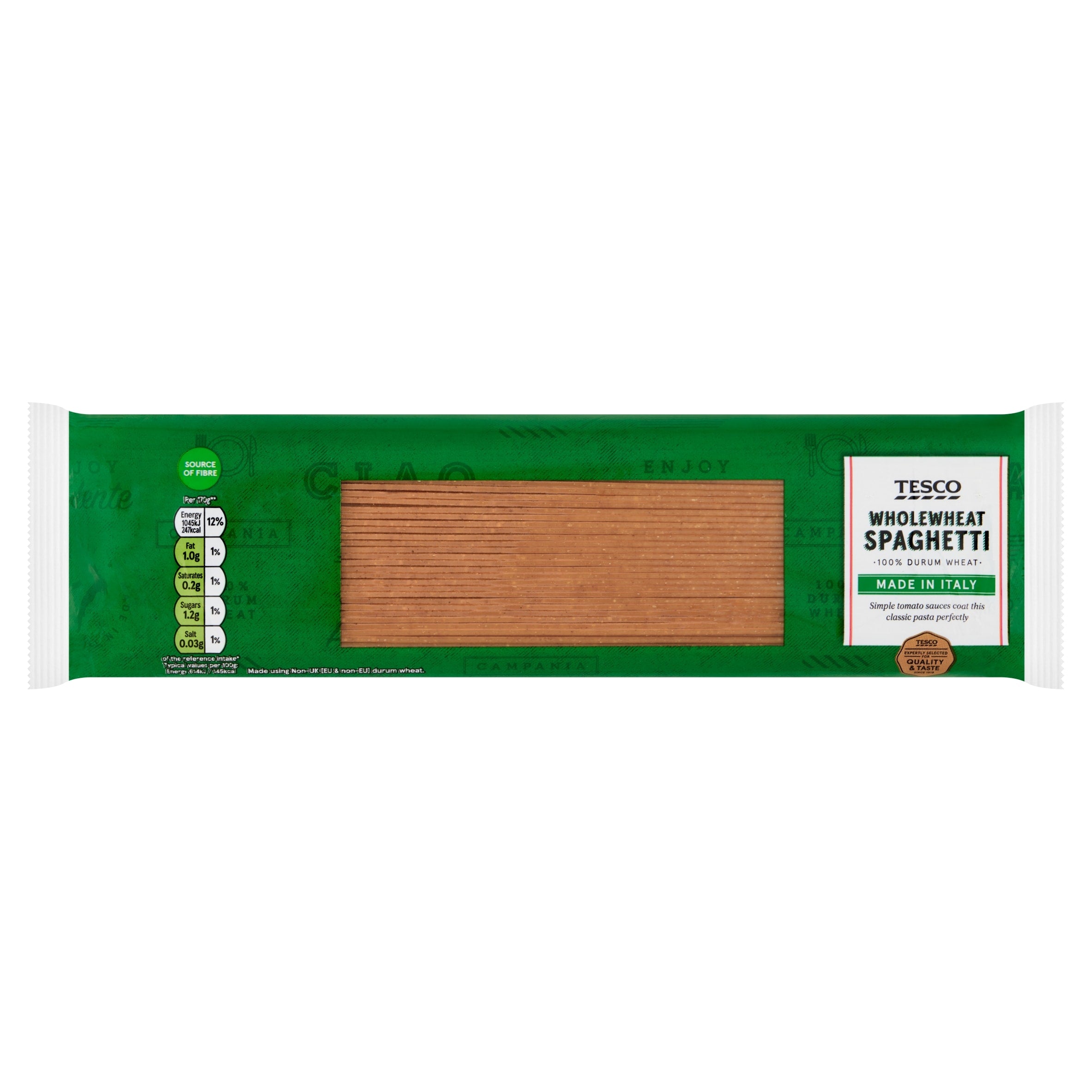 Tesco Whole Wheat Spaghetti 500 g