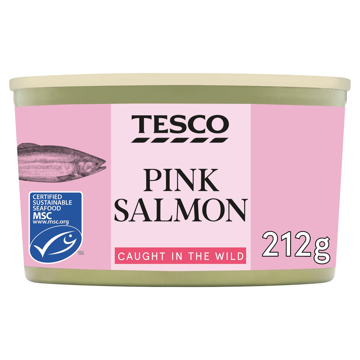 Tesco Wild Pacific Pink Salmon 212 g