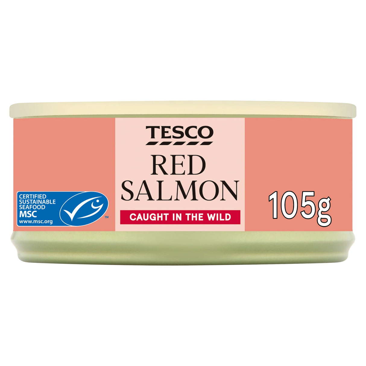 Tesco Wild Pacific Red Salmon 105 g