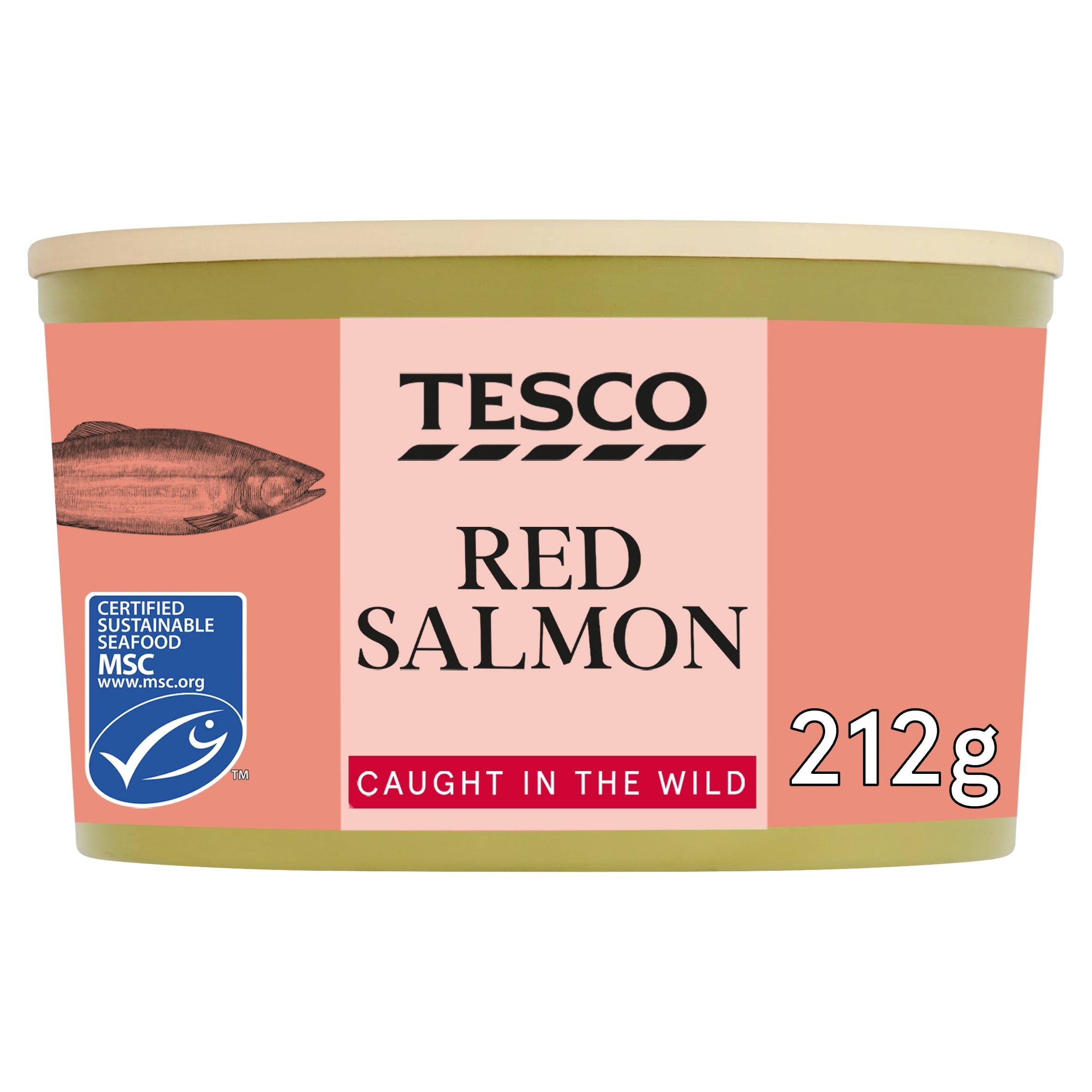 Tesco Wild Pacific Red Salmon 212 g
