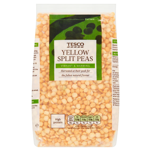 Tesco Yellow Split Peas 500 g