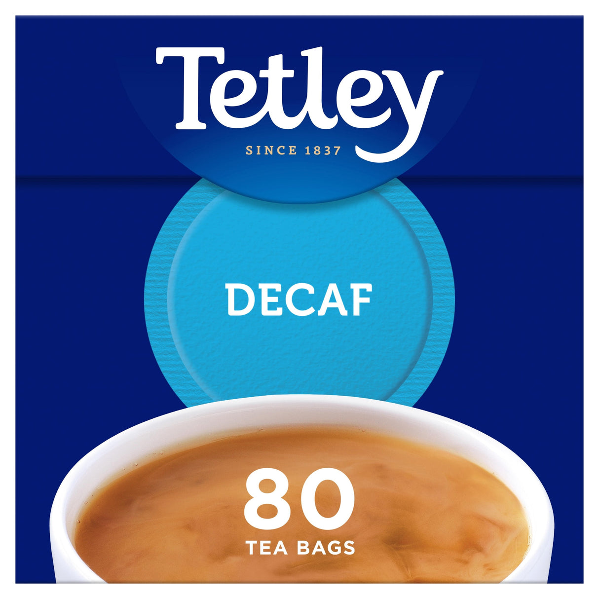 Tetley Decaffeinated 80 Tea Bags 250 g
