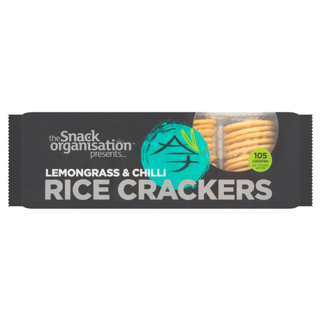 The Snack Organisation Lemongrass & Chilli Rice Crackers 100 g