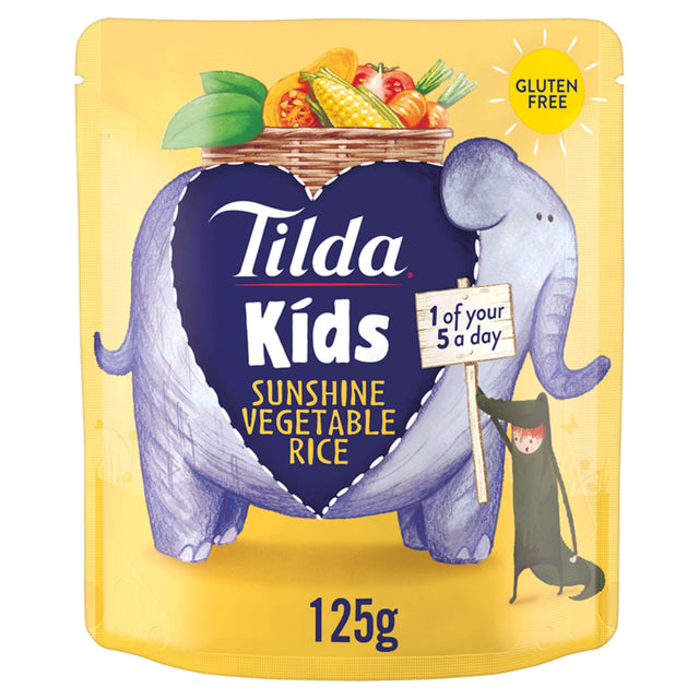 Tilda Kids Sunshine Vegetable Rice 125 g