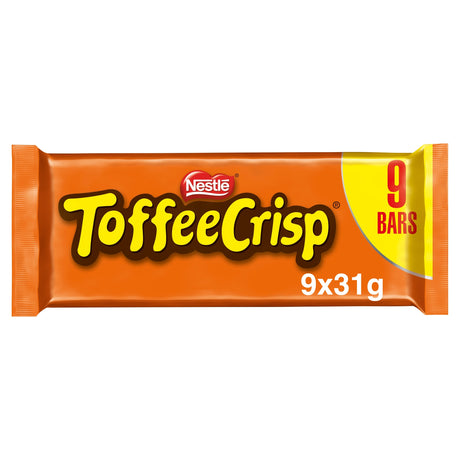 Toffee Crisp Milk Chocolate Bar Multi-Pack 31 g 9 Pack