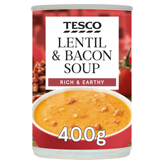 Tesco Lentil & Bacon Soup 400 g