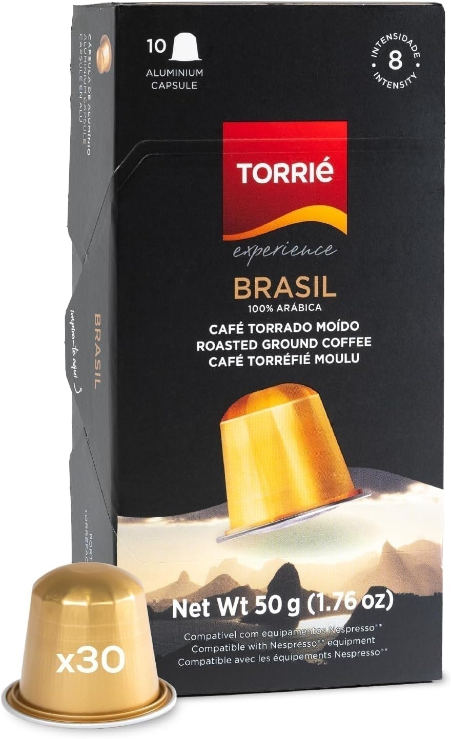 Torrie Brazil Aluminium Nespresso Compatible Coffee Capsules 30 Pods