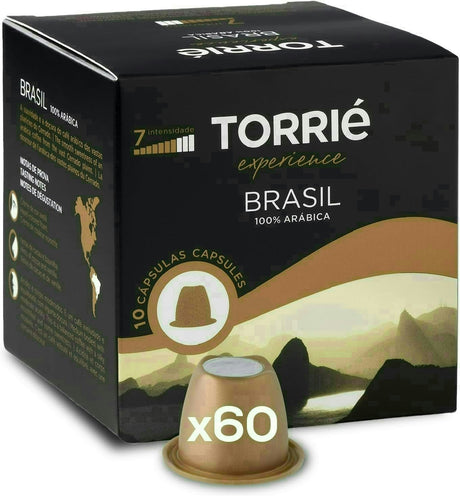 Torrie Brazil Nespresso Compatible Coffee Capsules 60 Pods