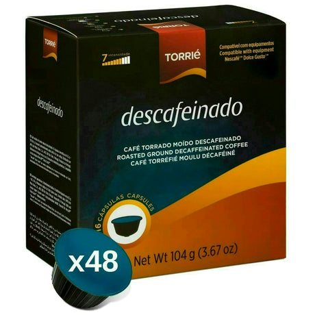 Torrie Decaf Dolce Gusto Compatible Decaffeinated Coffee Capsules 48 Pods
