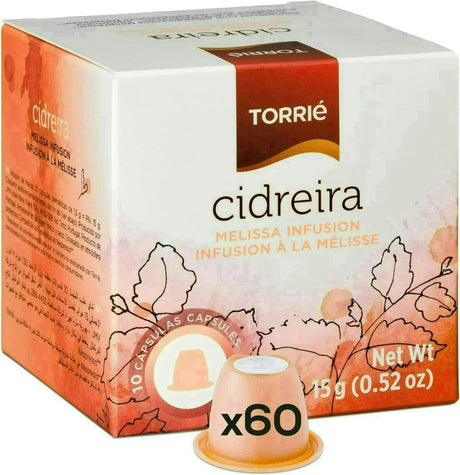 Torrie Lemon Balm Tea Nespresso Compatible Coffee Machine Capsules 60 Pods
