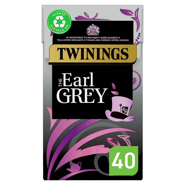 Twinings 40 Earl Grey T Bags 100 g