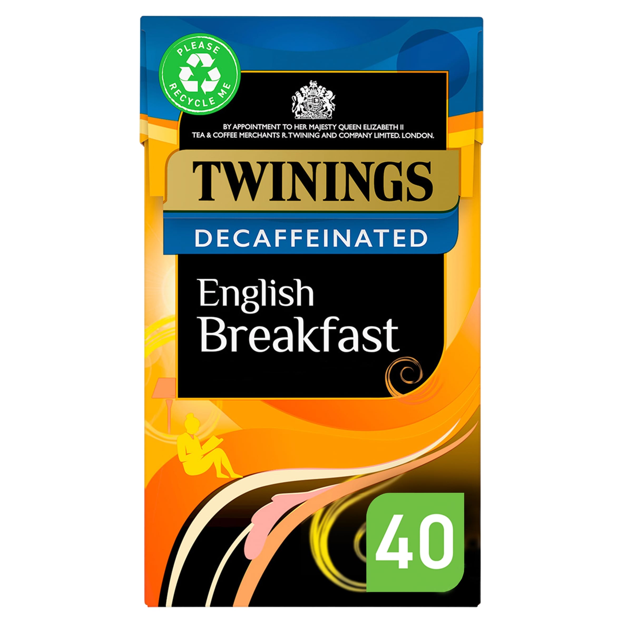 Twinings English Breakfast Decaffeinated 40 Tea Bags 109 g
