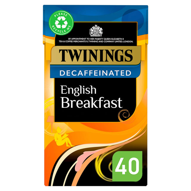 Twinings English Breakfast Decaffeinated 40 Tea Bags 109 g