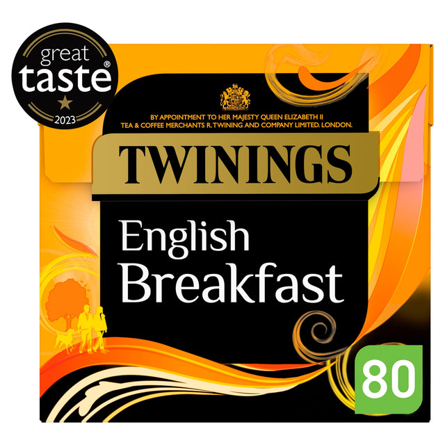 Twinings English Breakfast Tea Bags 80 Pack 200 g
