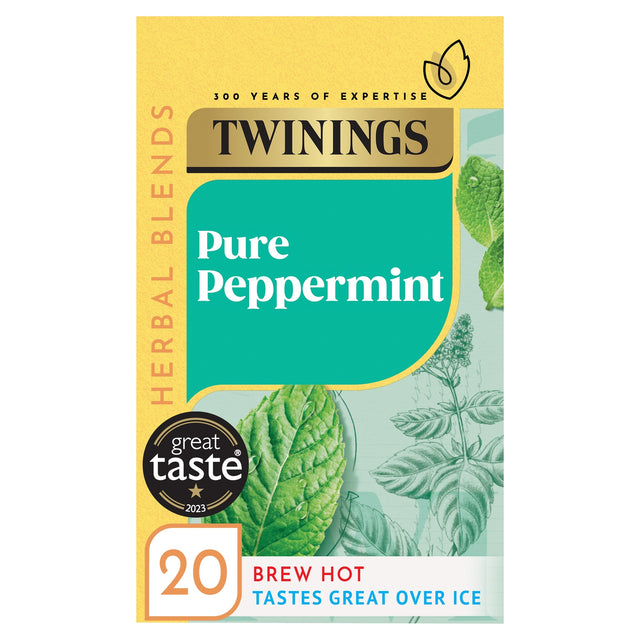 Twinings Pure Peppermint Tea Bags 20 Pack 40 g