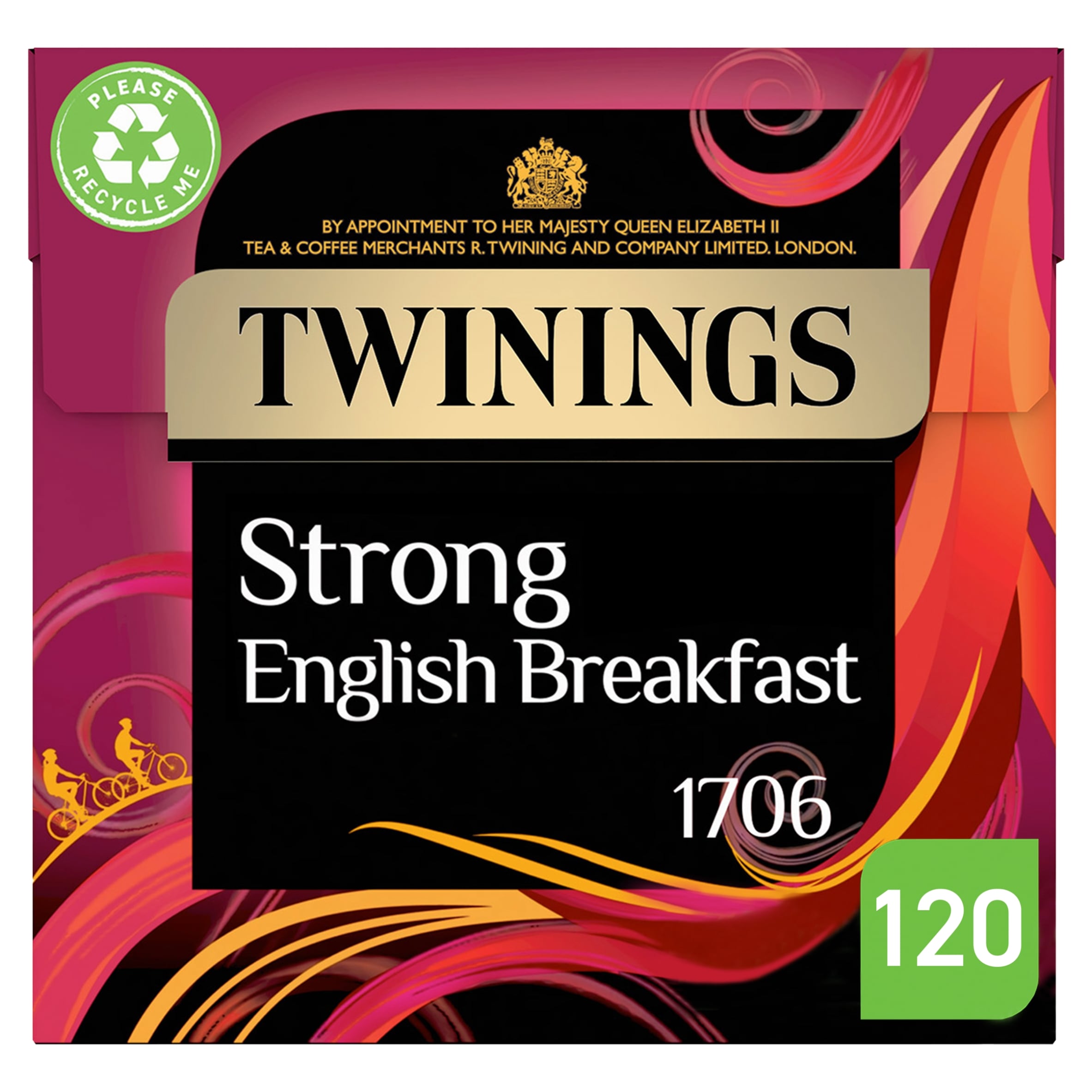 Twinings Strong English Breakfast 120 Tea Bags 375 g