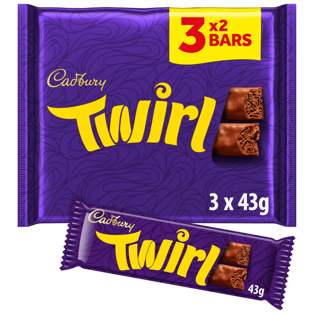 Twirl Chocolate Bar 3 Pack Multi-Pack 129 g