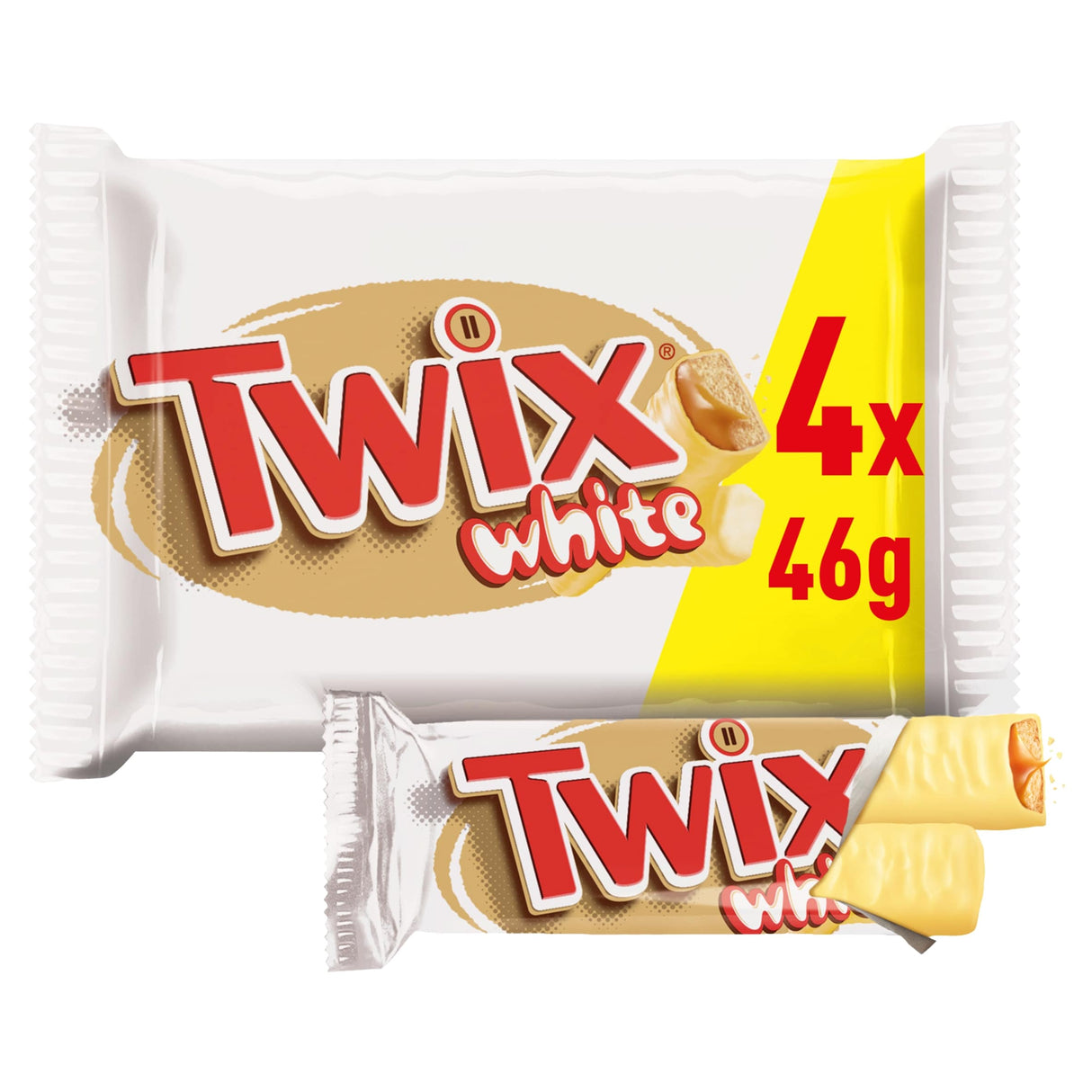 Twix White Twin Bars 4 x 46 g