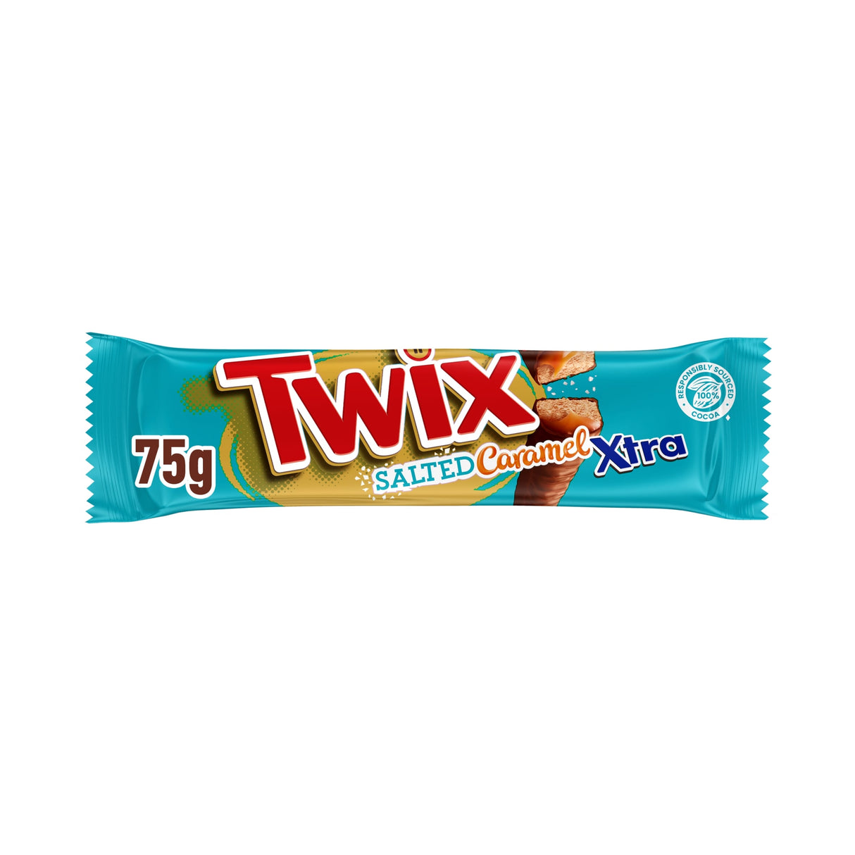 Twix Xtra Salted Caramel Twin Bars 75 g