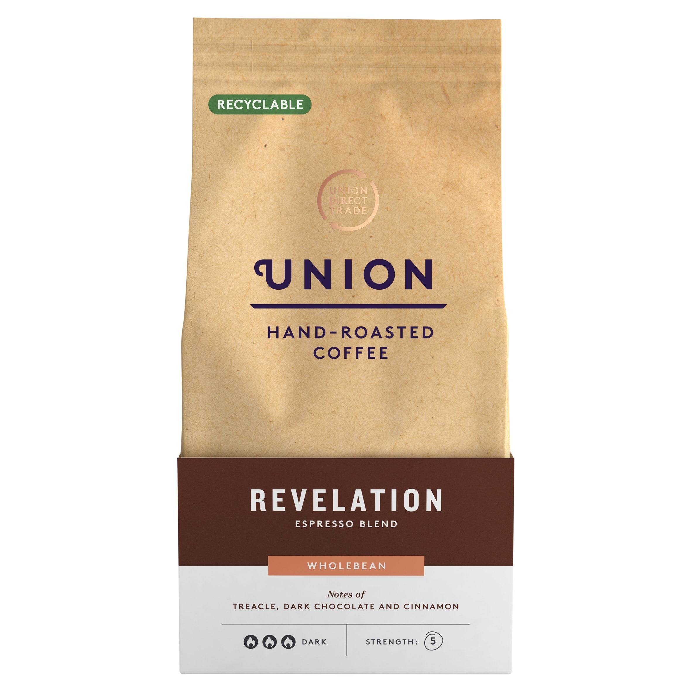 Union Revelation Espresso Wholebean Coffee 200 g