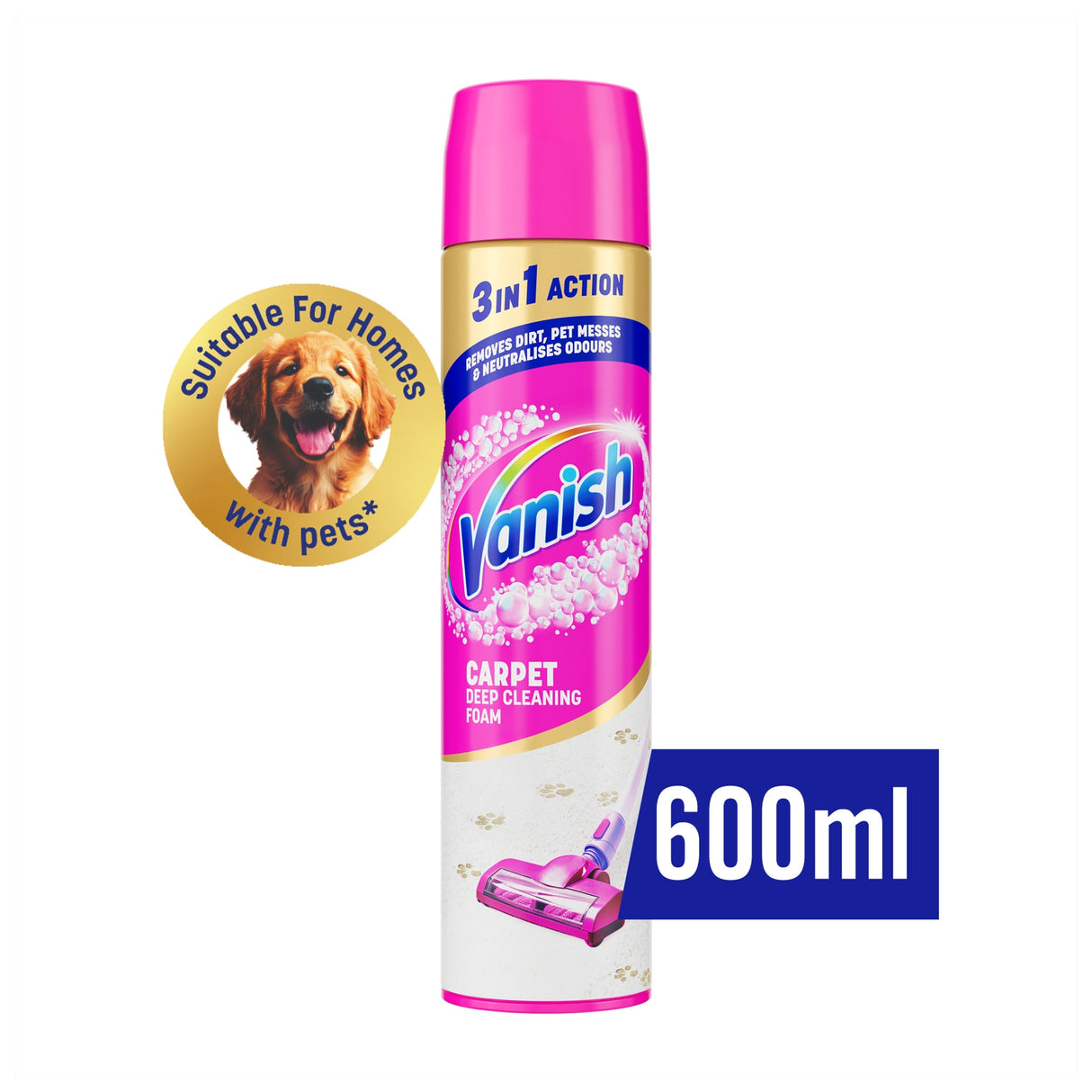Vanish Gold Carpet Cleaner Foam 600 ml