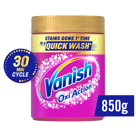 Vanish Gold Oxi Action Laundry Stain Remover Powder Colours 850 g