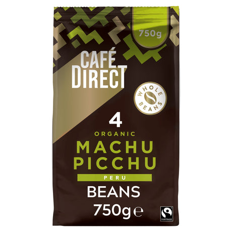 Cafe Direct Organic Machu Picchu Coffee Bean 750 g