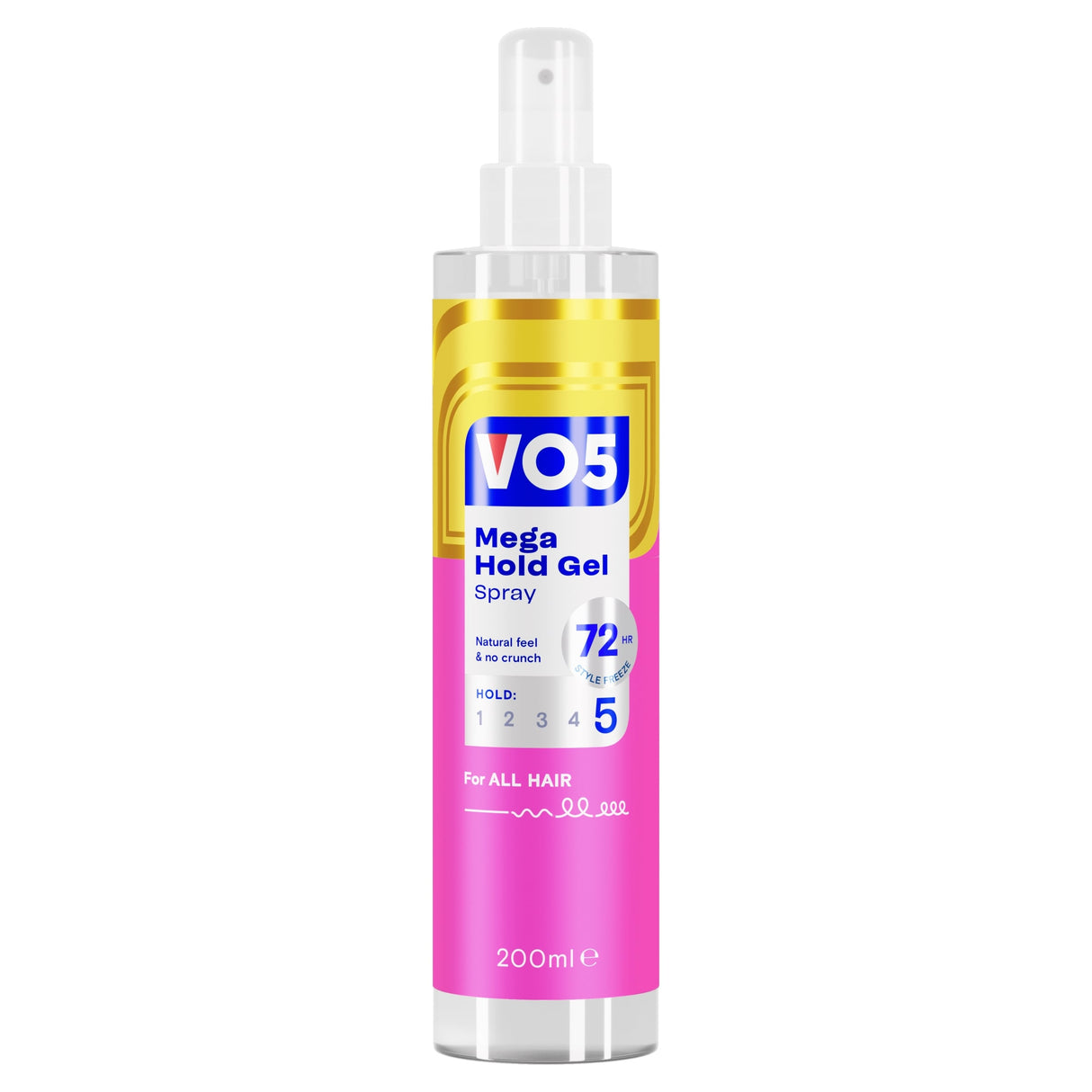 Vo5 Mega Hold Gel Spray 200 ml