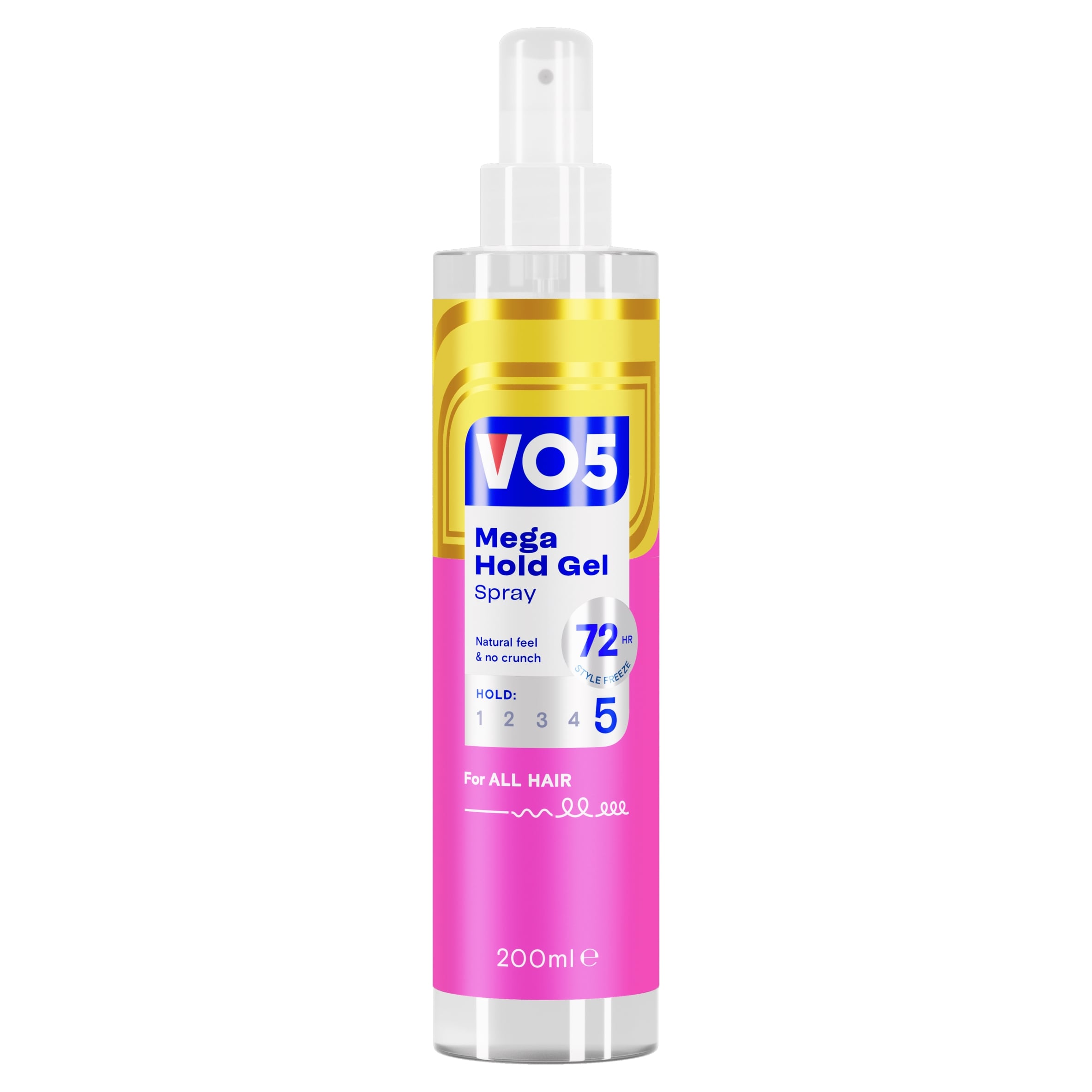 Vo5 Mega Hold Gel Spray 200 ml