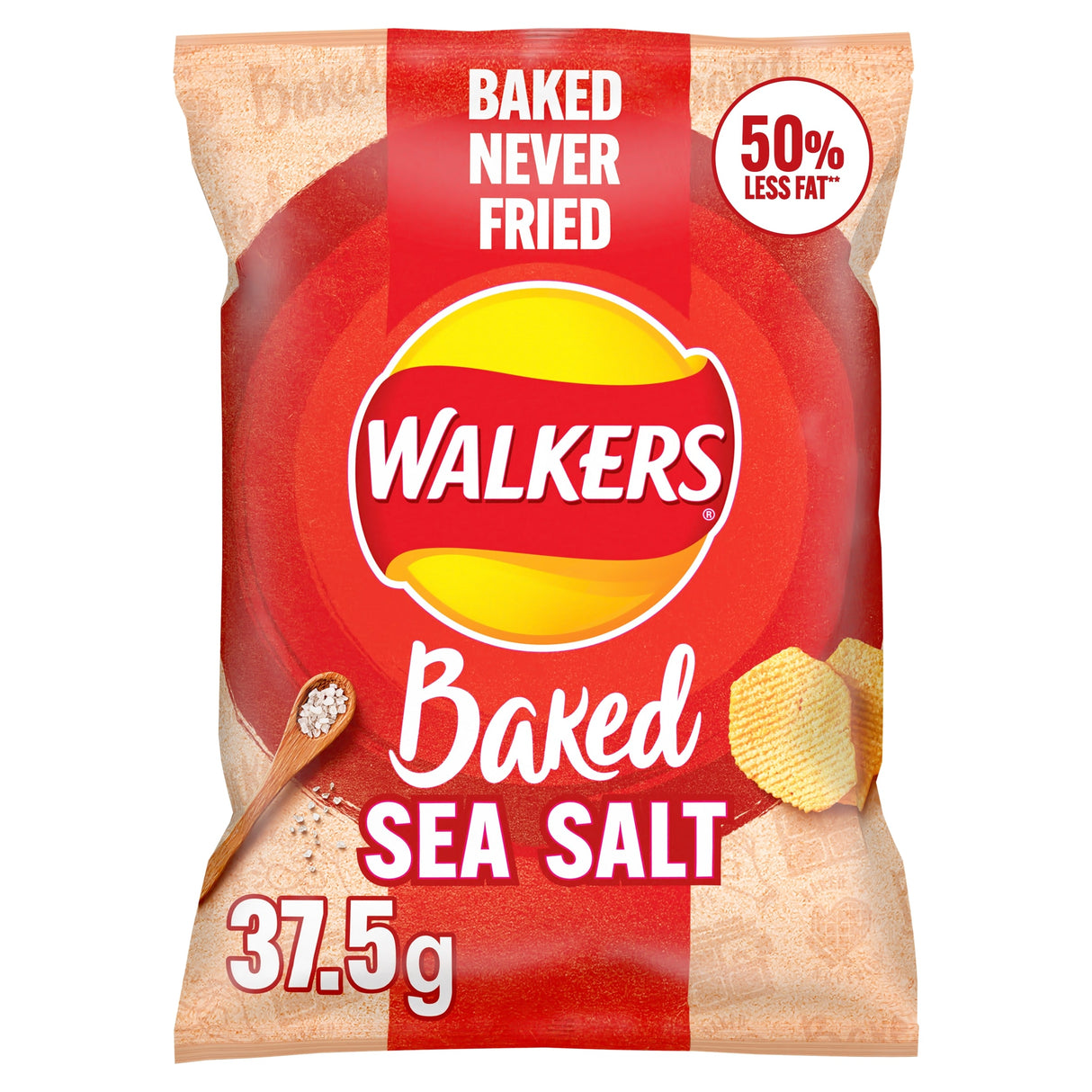 Walkers Baked Crisps Sea Salt 37.5 g