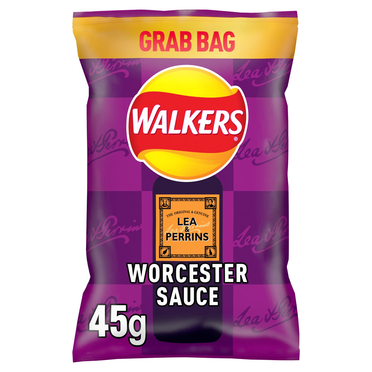 Walkers Lea & Perrins Worcestershire Sauce Grab Bag Crisps 45 g